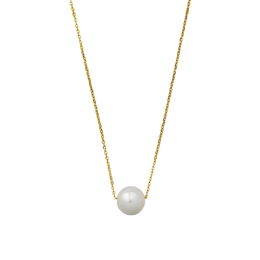 Kette mit aufgefädelter Perle