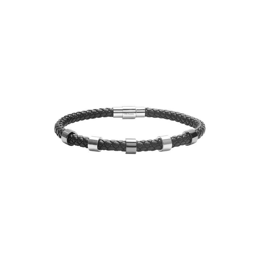 Armband Leder mit Ringen